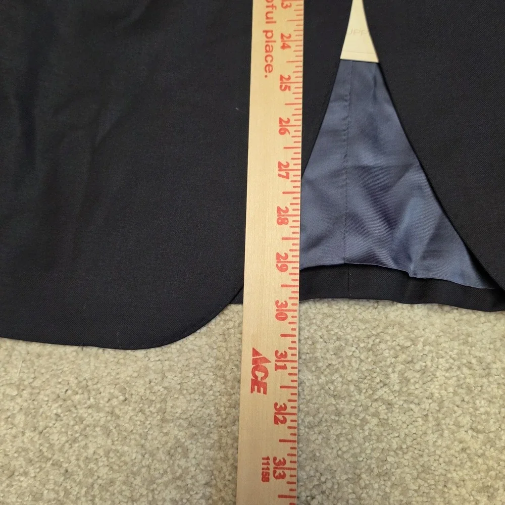 SuitSupply‎ La Spalla Navy Wool Blazer Sport Coat 2 Piece 40R Vitale Barberis